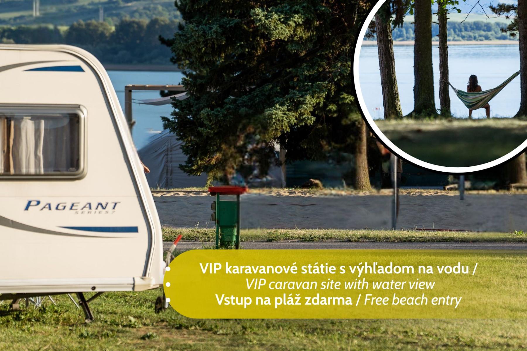 VIP karavan pri vode
